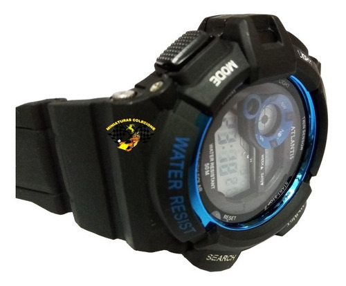 Relógio Masculino Esportivo Atlantis G7396 Azul Anadigi