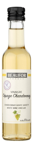 Vinagre Francês De Vinho Branco Chardonnay Beaufor 250ml