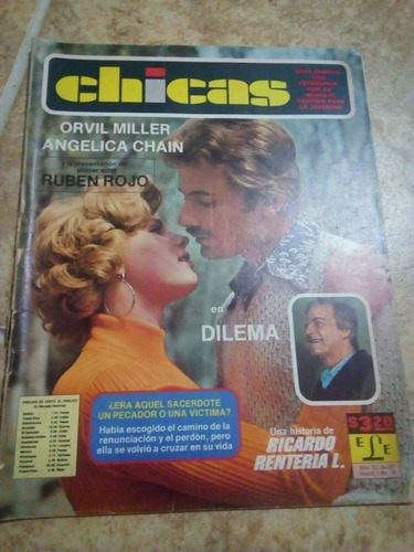 Ruben Rojo, Angelica Chain Y Orvil Miller Fotonovela Chicas