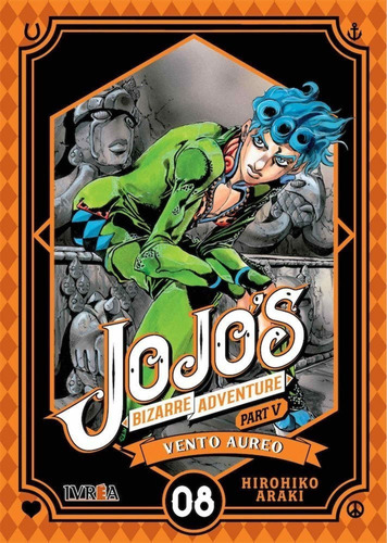 Manga, Jojo's Bizarre Adventure Part V - Vento Aureo Vol. 8