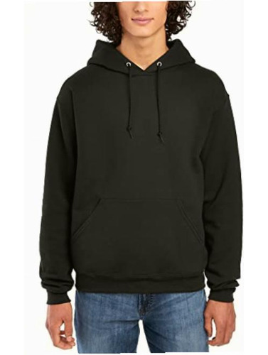Jerzees Men's Adult Pullover Hooded Sweatshirt X Sizes, Color Negro