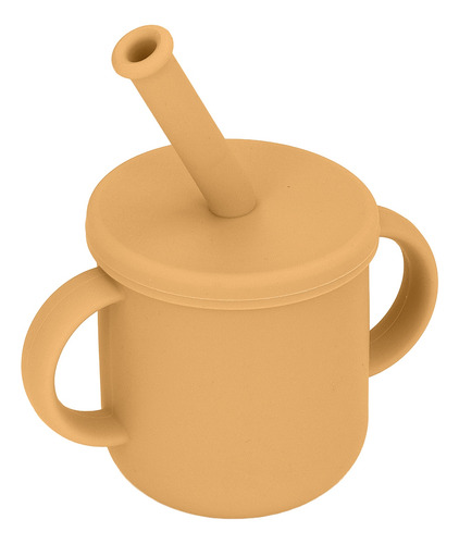 Taza De Silicona Para Entrenamiento, Color Caqui, Con Mango