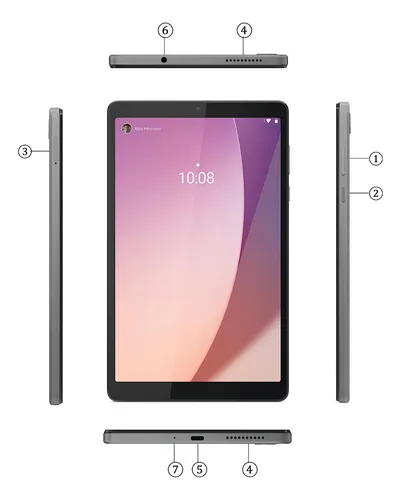Tablet Lenovo Tab M8 Hd 4ta Gen Tb300fu 8 32gb Iron Gray 2gb Color Gris Oscuro