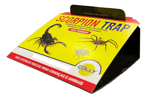 Armadilha Adesiva Para Escorpião Colly Scorpion Trap 3 Und