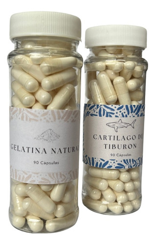 Duo Cartílago De Tiburón Y Gelatina Natural Capsulas