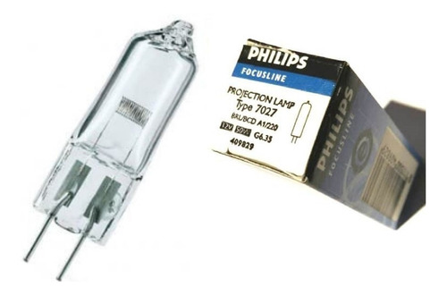 Lampara Bipin 12v  50w Brl G6,35 7027 Quirofano Philips