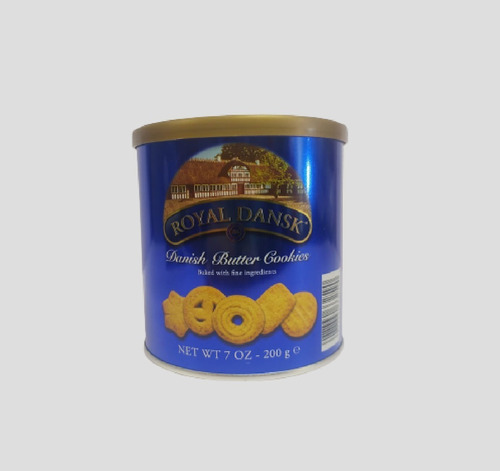 Imagen 2 de 3 de Lata Galletas Royal Dansk Danesas De Mantequilla 200g