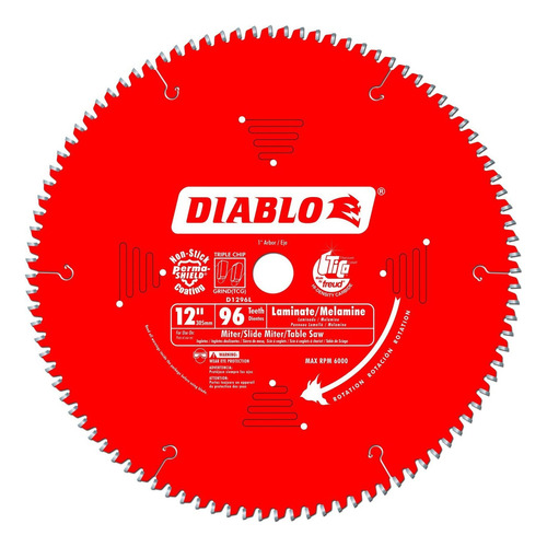 Disco Sierra Diablo Por Freud D1296l Ø305 96d E25 Melamina