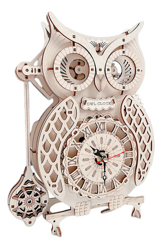 Reloj De Pared Creativo Retro Con Forma De Puzle 3d Con Form