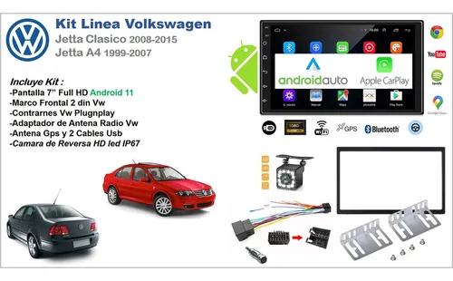 Estereo Pantalla 7 Android Vw Jetta Clasico