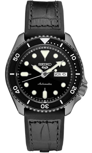 Reloj Hombre Seiko Srpe25 Automátic Pulso Negro Just Watches