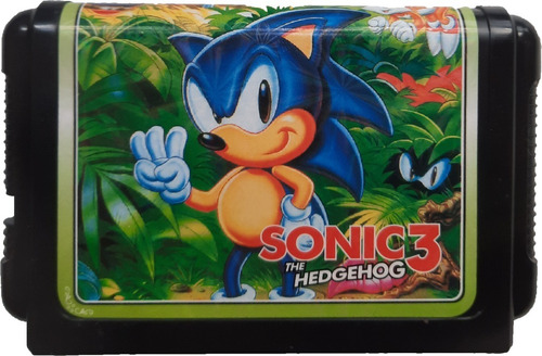 Cartucho Sonic 3 The Hedgehog Para Consolas 16 Bits Retro 