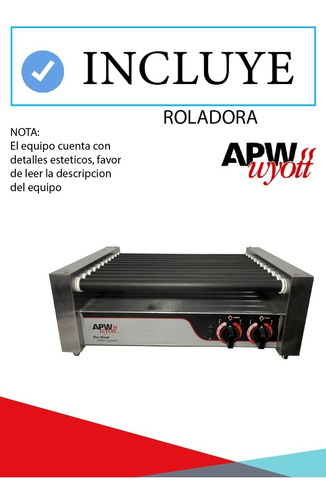 Máquina Roladora Asador Salchichas Para Hot Dog Envío Gratis