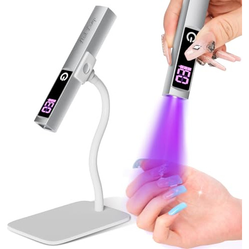 Ranrose Mini Nail Uv Light With Lcd Display - Portable Handh