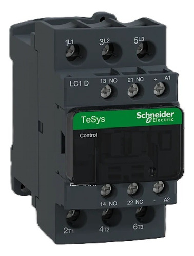 Contactor Trifasico Schneider Lc1d32m7 Bobina A 220vca 10hp