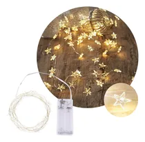 Comprar Luces Led Interior Led Guirnalda Calida Pila Estrellas 3m Luces Cálido
