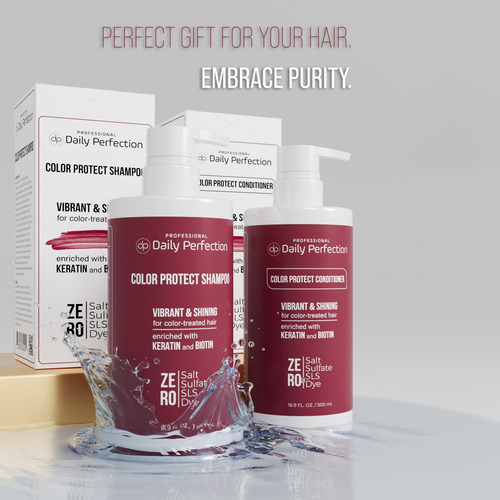Conjunto De Shampoo E Condicionador Color Protect Com Biotin