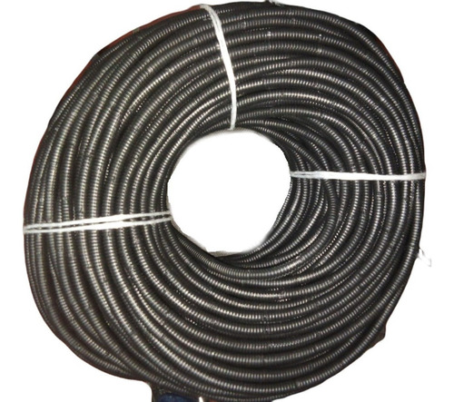 Coraza Para Cable Abierta 5/8  (17mm) Negra X 3 Metros
