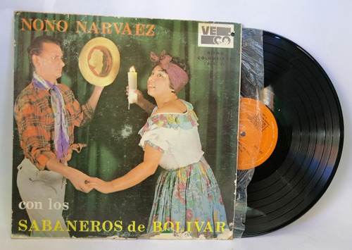 Disco Lp Nono Narvaez / Sabaneros De Bolivar / Ritmo Colombi