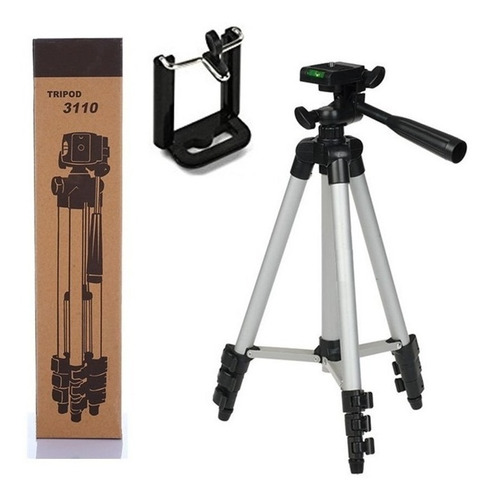 Imagen 6 de 9 de Tripode Para Camaras Y Celulares Tf 3110 Extensible A 1,02m