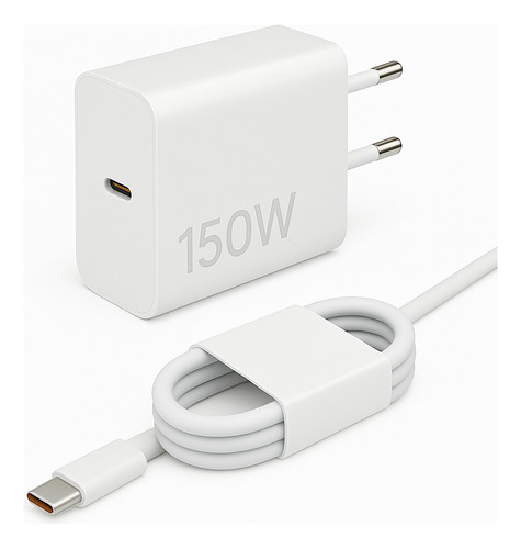 Carregador Turbo Xiaomi 150w +cabo Usb-c Carregamento Rápido