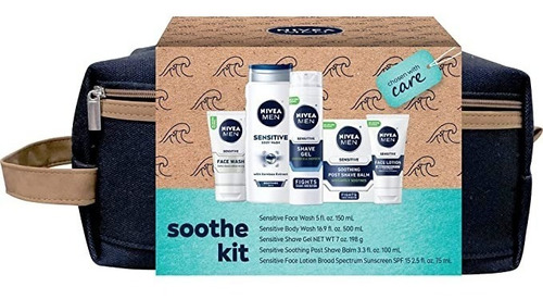 Kit Nivea Men Cuidado De Piel Sensible Colección Completa