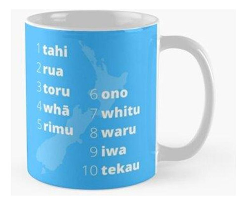 Taza Números De Idioma Maorí Te Reo De Nueva Zelanda Calidad