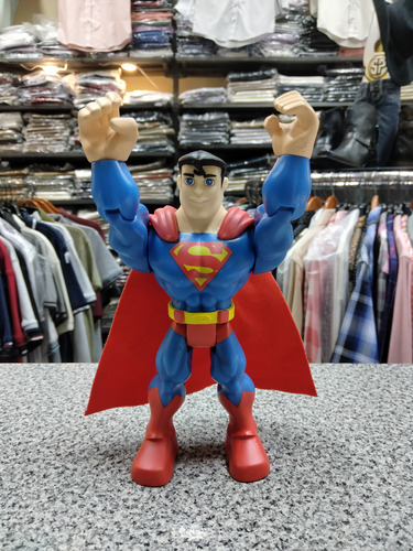 Dc Superman, Rescue Heroes World Action, Fisher-price!! (Usado)