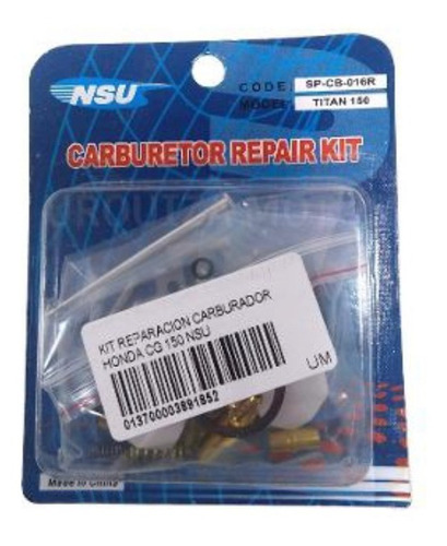 Kit Reparación Carburador Honda Cg Titan 150 // Global Sales