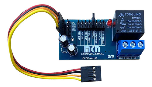 Modulo Acoplador 8 Funções Mkn Trava Sinaleiro Garen 8f