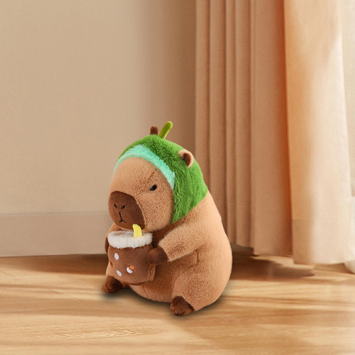 N Lindo Peluche Capybara Hogar Decorativo Aguacate 40cm