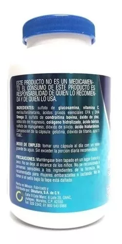 JustFx 120 Cápsulas de Glucosamina Condroitina + Colágeno y Zinc – Olnatura  Just