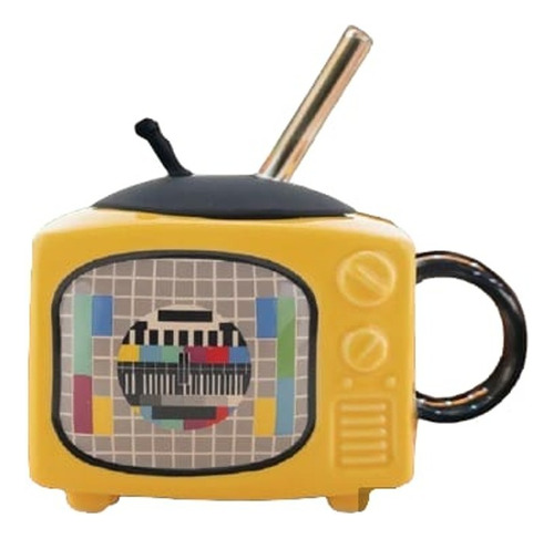 Taza De Café De Cerámica Con Forma De Tv (por Unidad) Gift