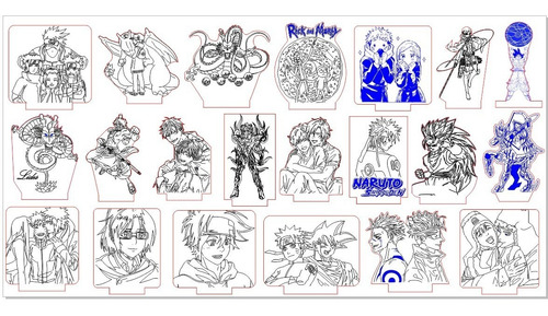 Vectores Anime Para Cnc Laser