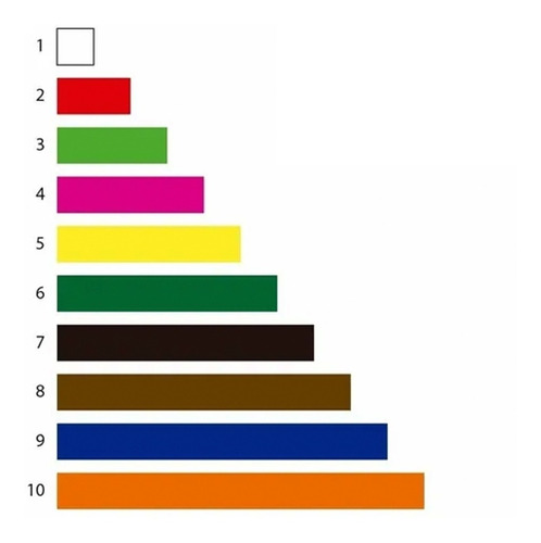 Regletas De Madera 240 Piezas - 6 Juegos