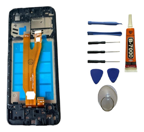 Tela Lcd Compatível Com A03 Core C/a + Kit Ferramenta E Cola
