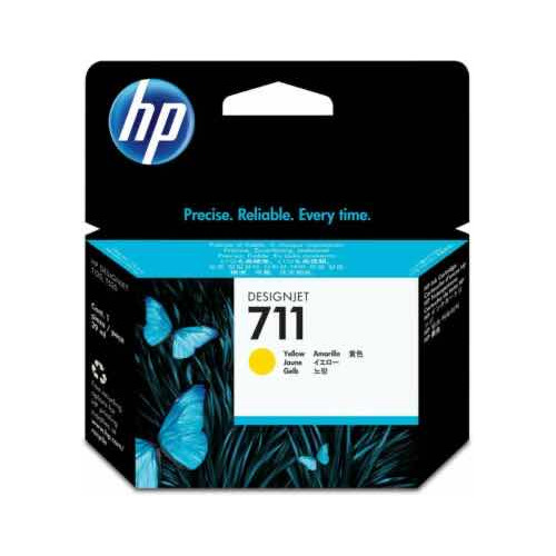 Tinta Hp Cartridge 711 Yellow Original