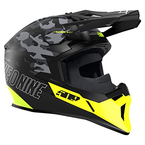 509 Tactical 2.0 Snowmobile Helmet Con Fidlock (black Camo -