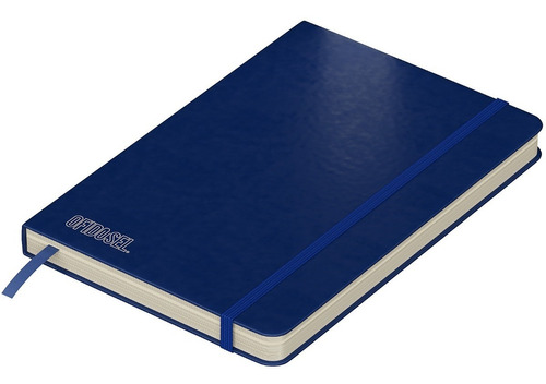 Libreta Cuaderno De Apuntes C/ Pasta Dura - 96 Hojas De Raya Color Azul