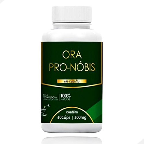 ORA-POR-NÓBIS Em Cápsulas Pote Com 60 Cápsulas 500mg - 100% Natural