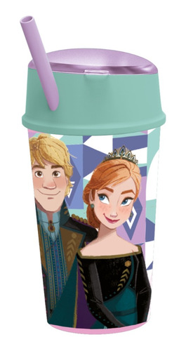 Vaso Con Sorbete Y Cerealero Frozen Stor Disney