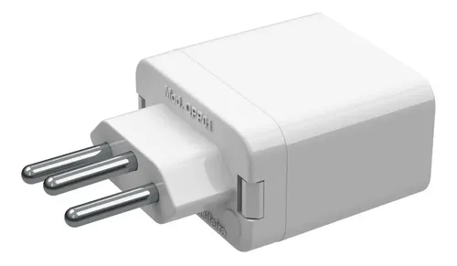 Protetor Elétrico Qualitronix 20a Bivolt Com Led 3 Pinos Dps Classe Iii Branco