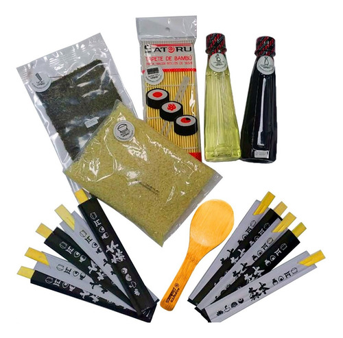 Imagen 2 de 5 de Paquete Bien Padre Para Hacer Sushi + Sake