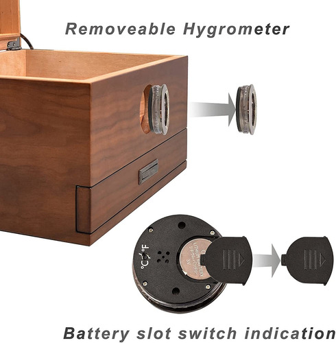 Jansfuren - Caja De Humidores De Cigarros, Caja De Cigarros