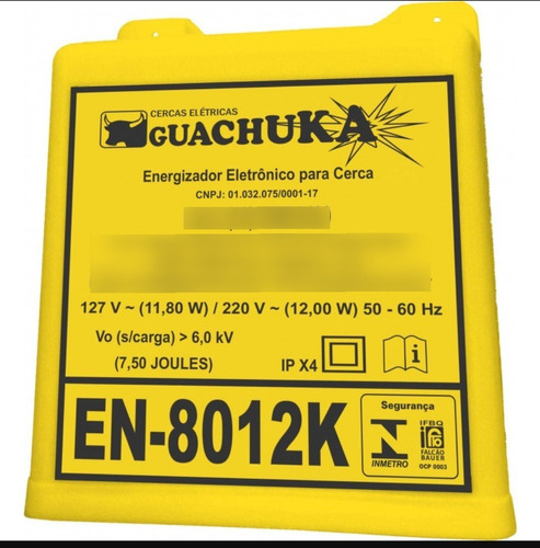 Eletrificador Cerca Elétrica En-8012k 110/220v Guachuka Rura 110V/220V