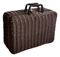 Comprar La Cesta De Picnic Tejida Caja De La Cesta Para El S Marrón