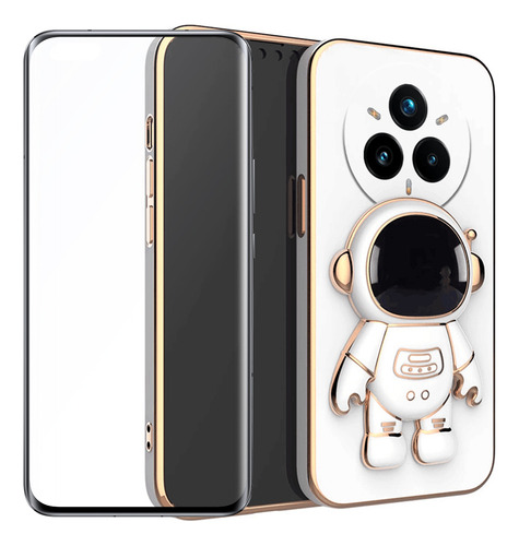 Funda Para Realme 14 Pro Plus 5 G Chapado Astronauta Anillo+mica