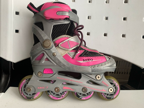 Rollers Joma Mito Extensibles Gris Rosa Para Niños 30-33 6.4 Cm Gris / Rosa (Usado)