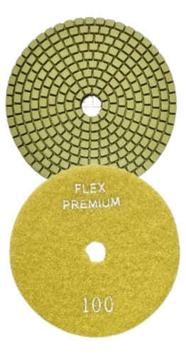 Disco De Lixa Diamantada D'água Flex Premium Grão 100
