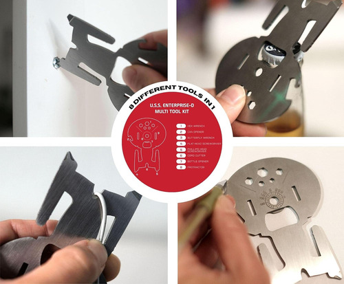 Star Trekthe Next Generation U.s.s. Enterprise-d 8 En 1 Kit